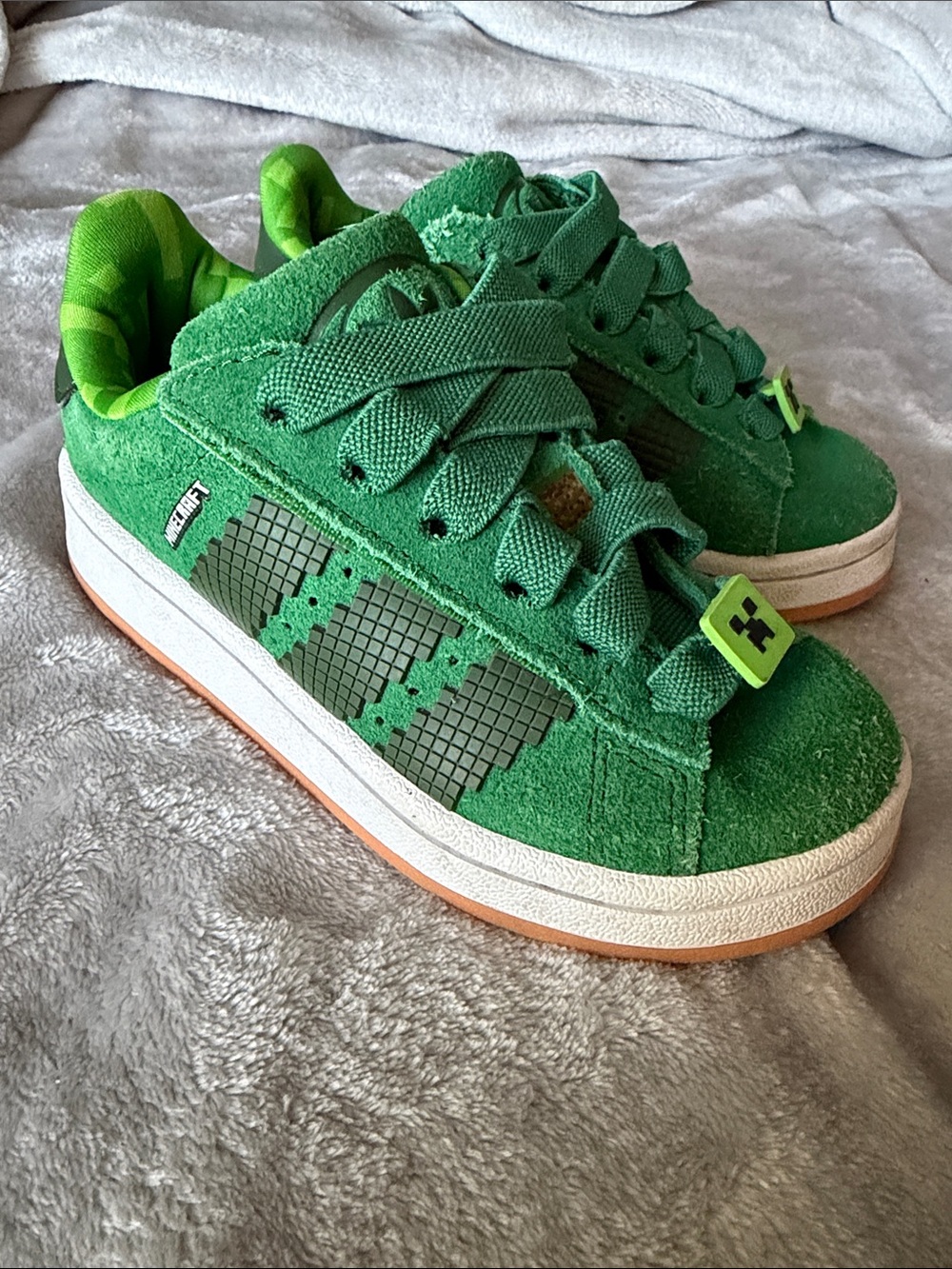 Adidas Minecraft Creeper shoes